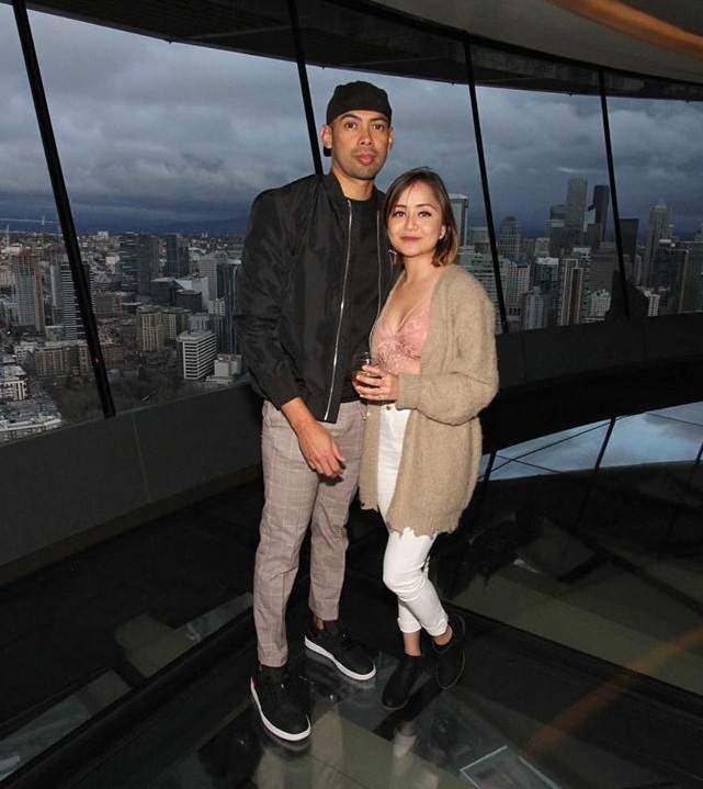 Nicky Karki With her boyfriend