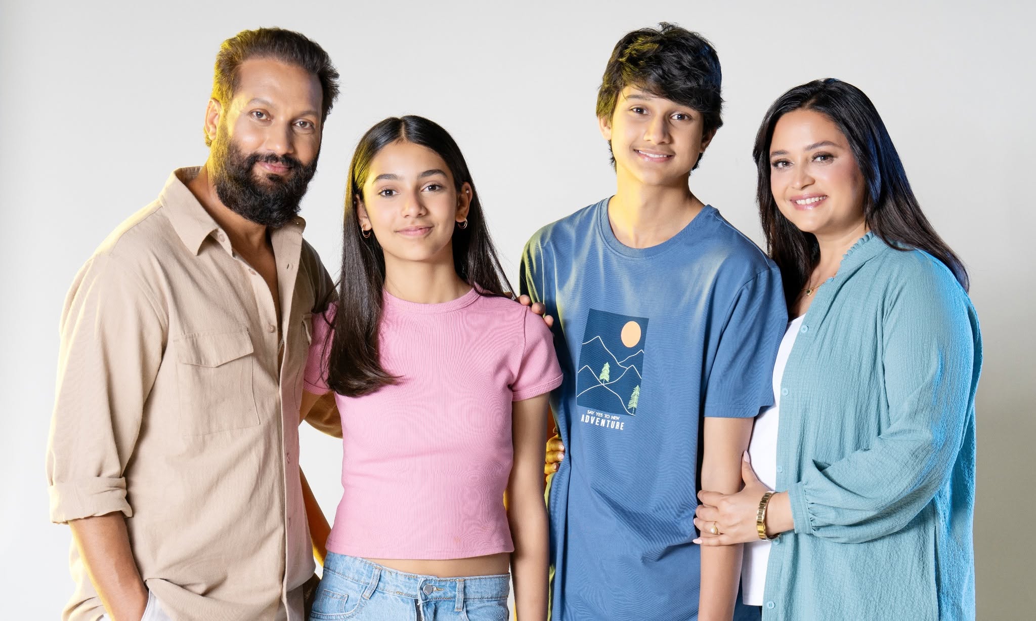 Nikhil Upreti and Sanchita Luitel Family photo