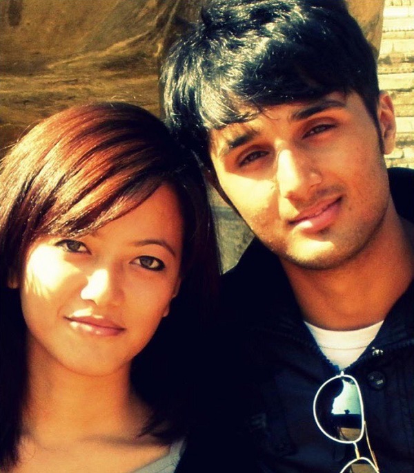 Prakri Shrestha with Sudeep Neupane back in 2011