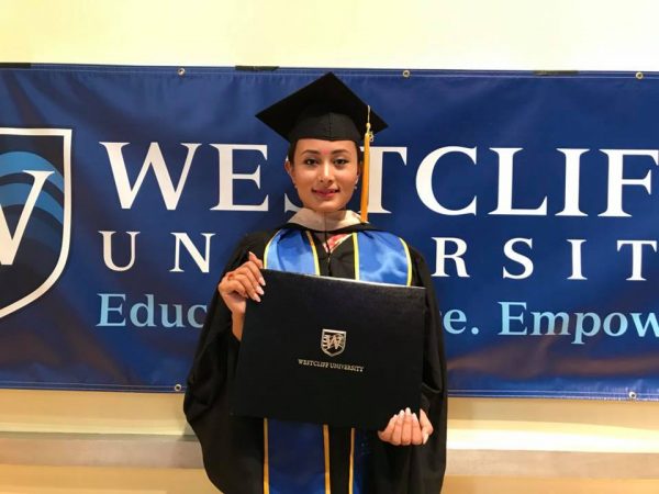 Sashi Shrestha graduated