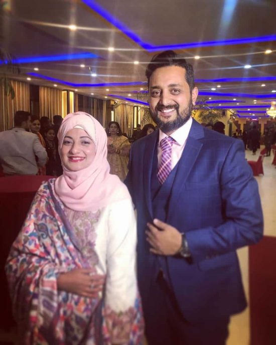 Asif Shah with Nashira Shah