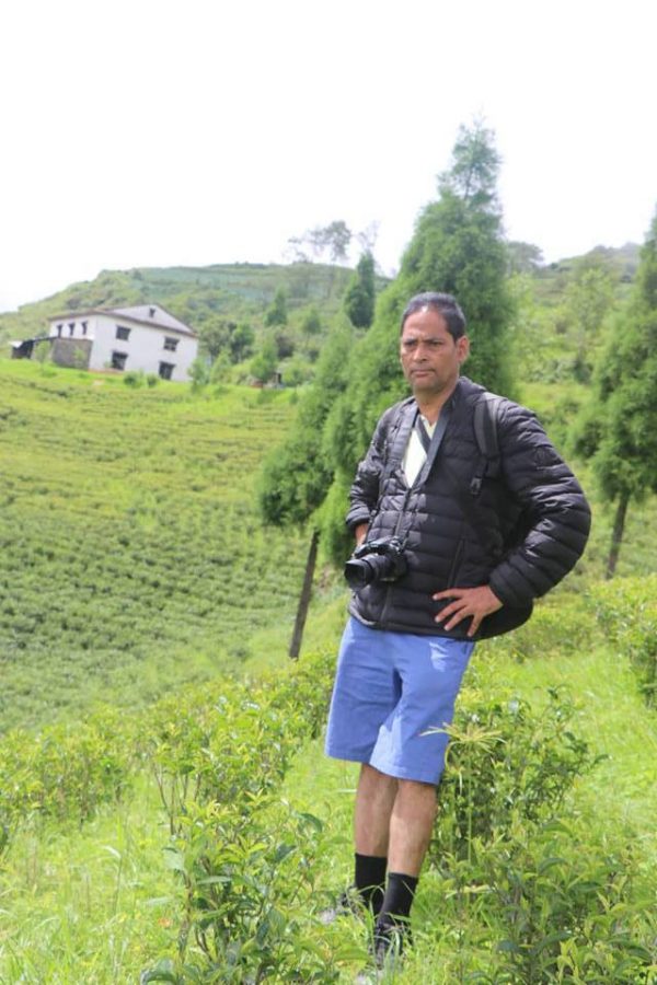 Bhim Niroula in green environment