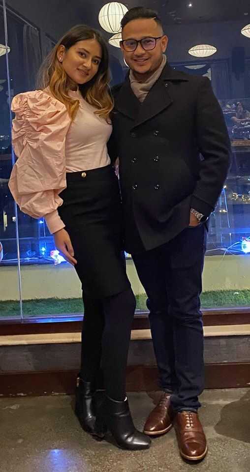 Aashma DC with boyfriend Samyam Puri